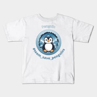 Graphic Penguin T-shirt Kids T-Shirt